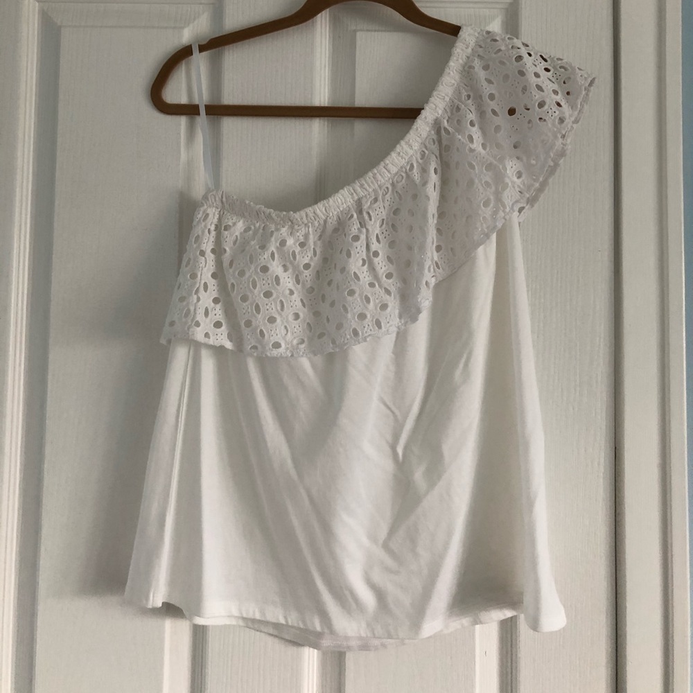 Loft one shoulder blouse
